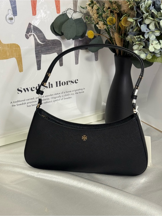 Tory Burch Handbags - Tory Burch Emerson Shoulder Bag (Black)